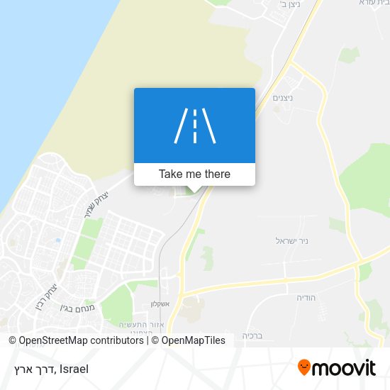 דרך ארץ map