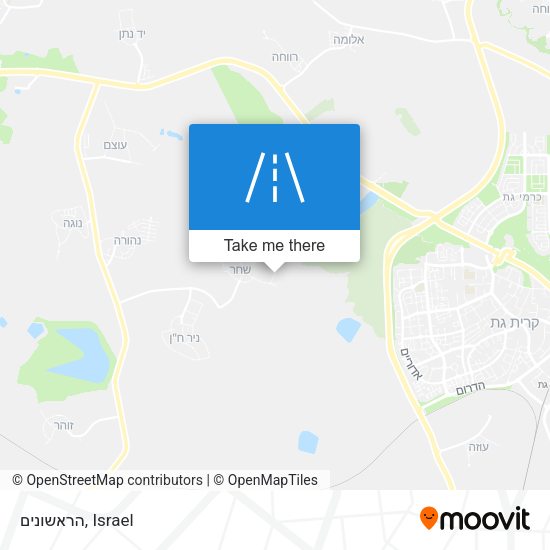 הראשונים map