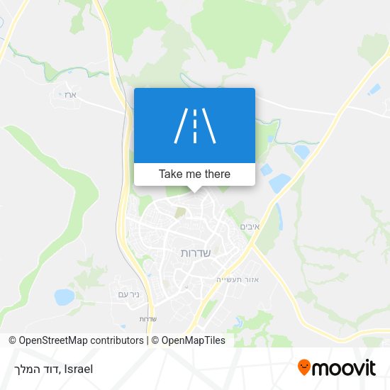 דוד המלך map