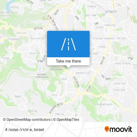 א-זהרה סמטה 4 map