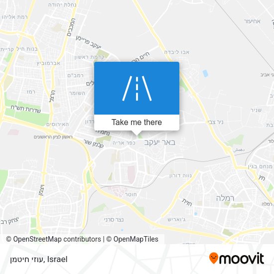 עוזי חיטמן map
