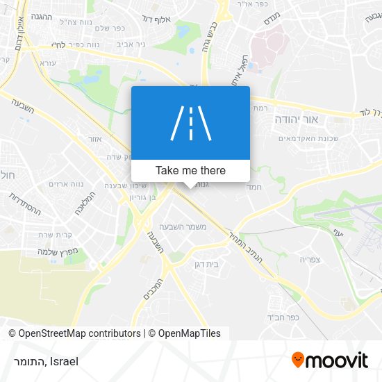 התומר map