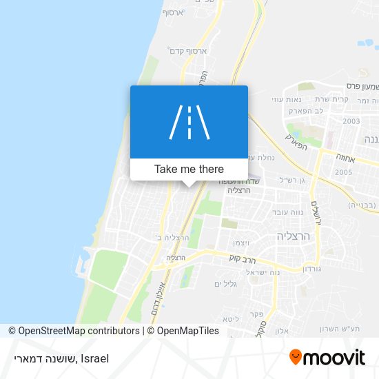 שושנה דמארי map
