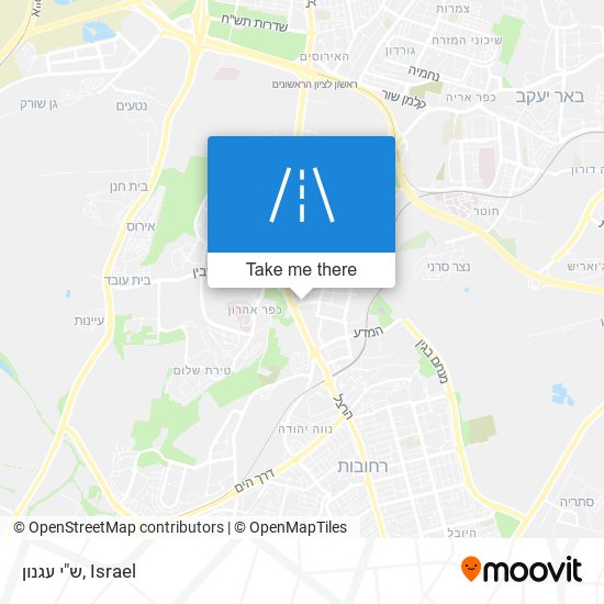 ש"י עגנון map