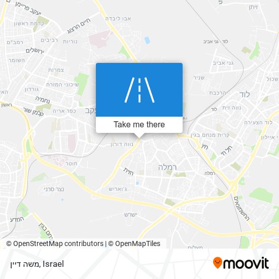 משה דיין map