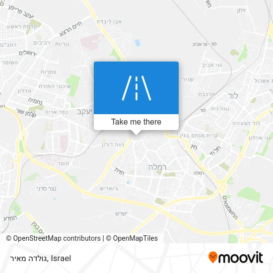 Карта גולדה מאיר