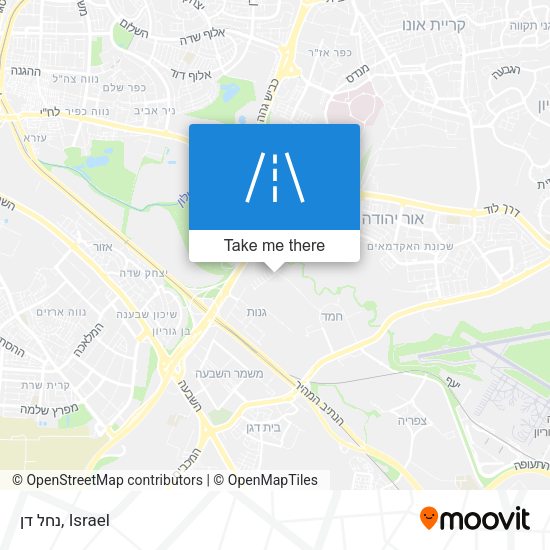 נחל דן map