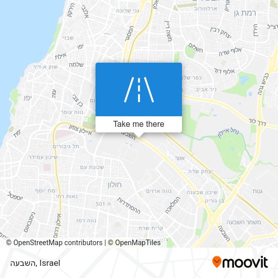 השבעה map