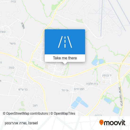 שרה אהרונסון map