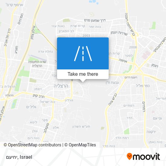יחיעם map