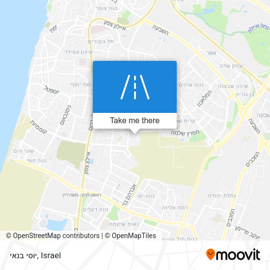 יוסי בנאי map