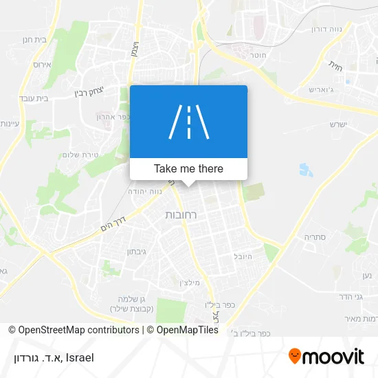 Карта א.ד. גורדון