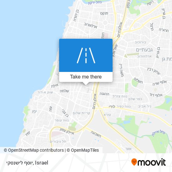 יוסף לישנסקי map