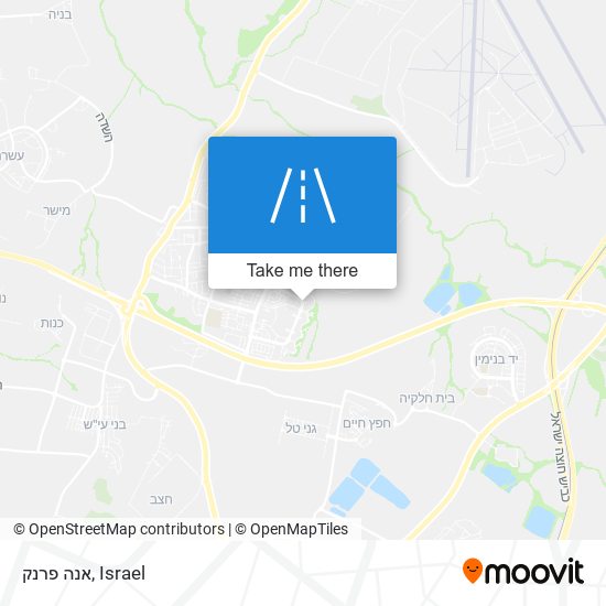 אנה פרנק map