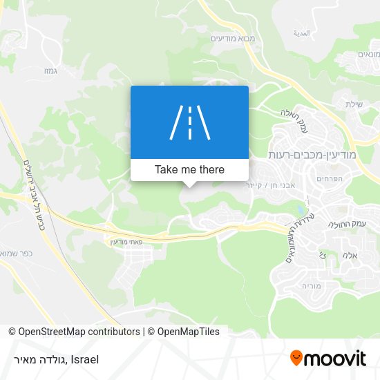 גולדה מאיר map