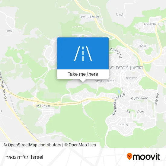 Карта גולדה מאיר