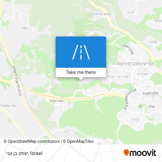 יצחק בן צבי map