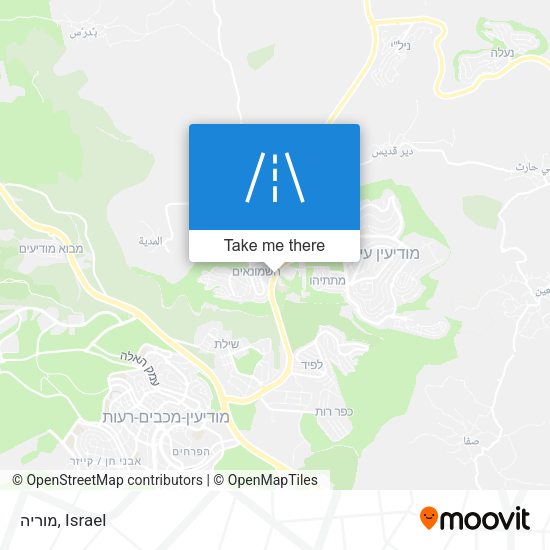 Карта מוריה