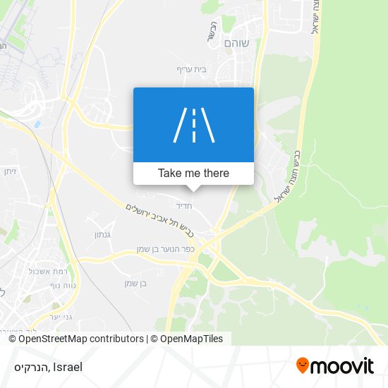 הנרקיס map