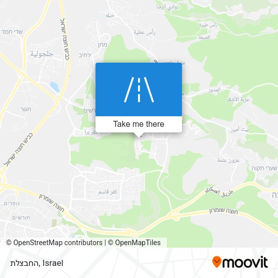 החבצלת map