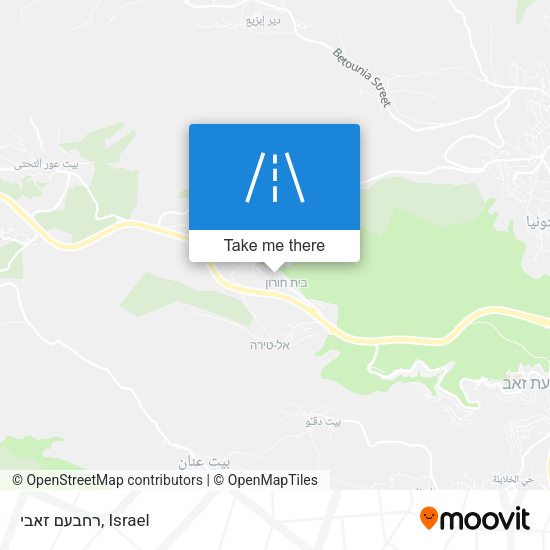 רחבעם זאבי map