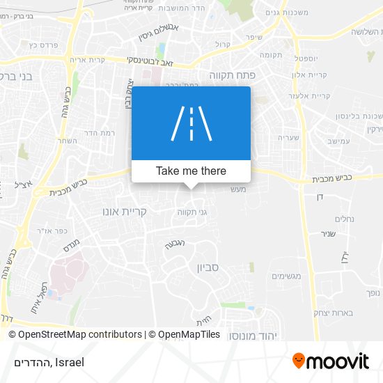 ההדרים map