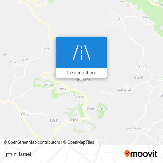 הירדן map