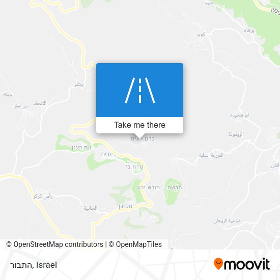 התבור map