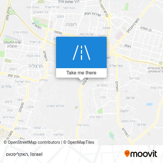 האקליפטוס map