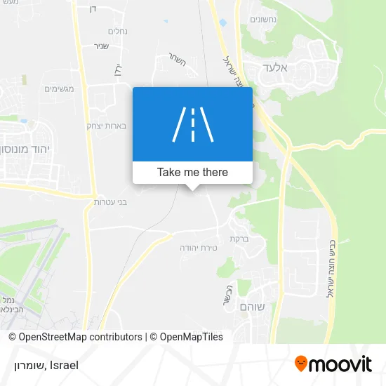 Карта שומרון