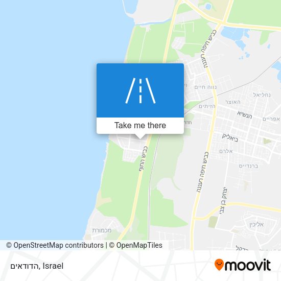 הדודאים map