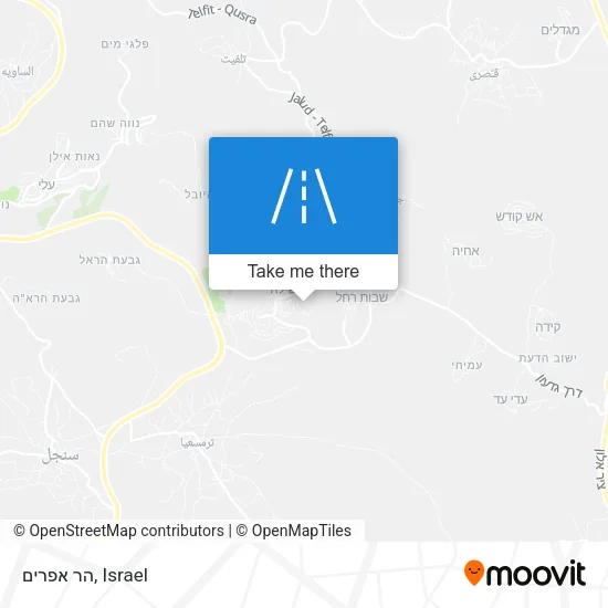 Карта הר אפרים
