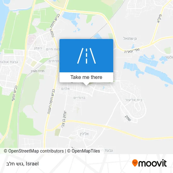 Карта גוש חלב