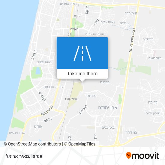 מאיר אריאל map