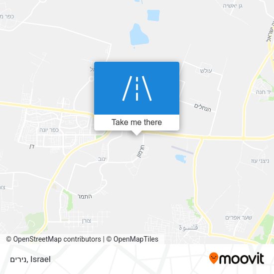 נירים map