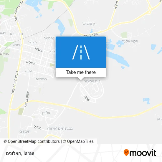 Карта האלונים