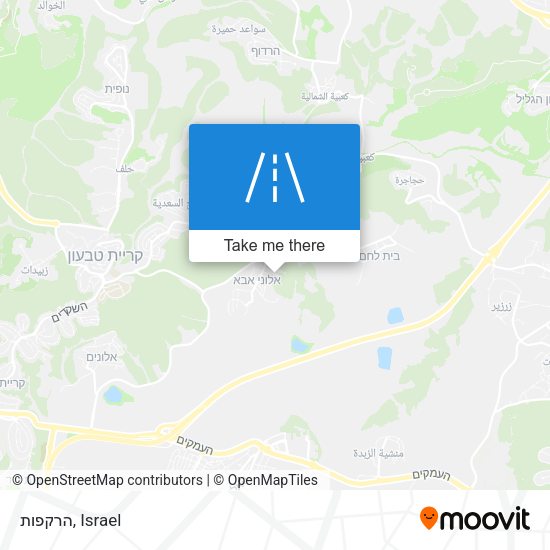 הרקפות map