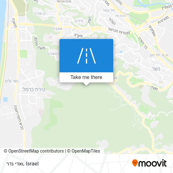 ואדי נדר map