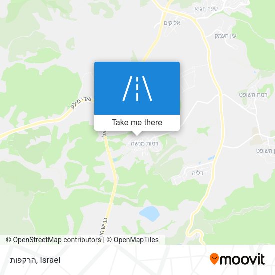 הרקפות map