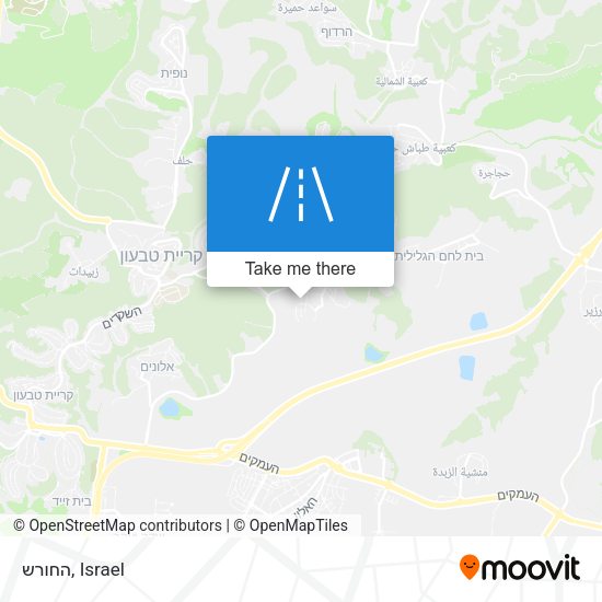 Карта החורש