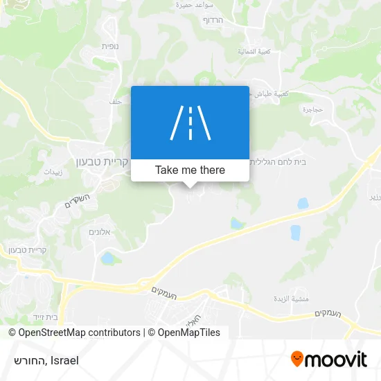 Карта החורש