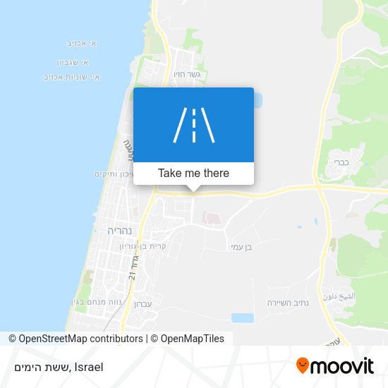 ששת הימים map