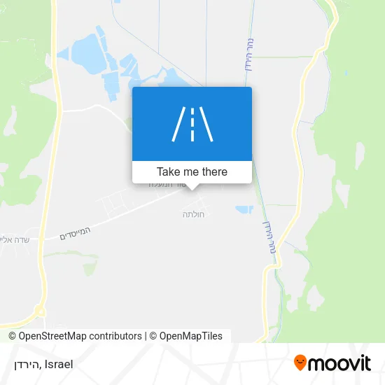 הירדן map