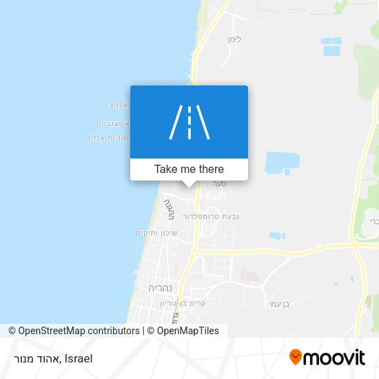 Карта אהוד מנור