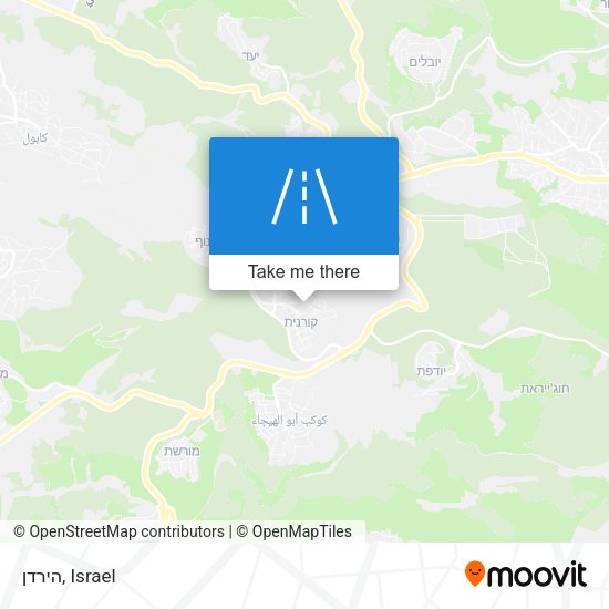הירדן map