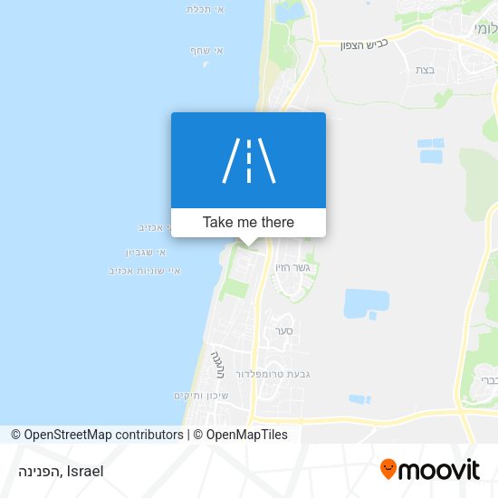 הפנינה map