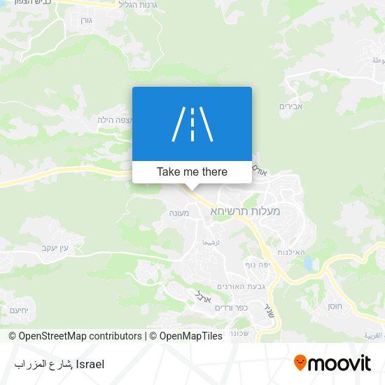 شارع المزراب map