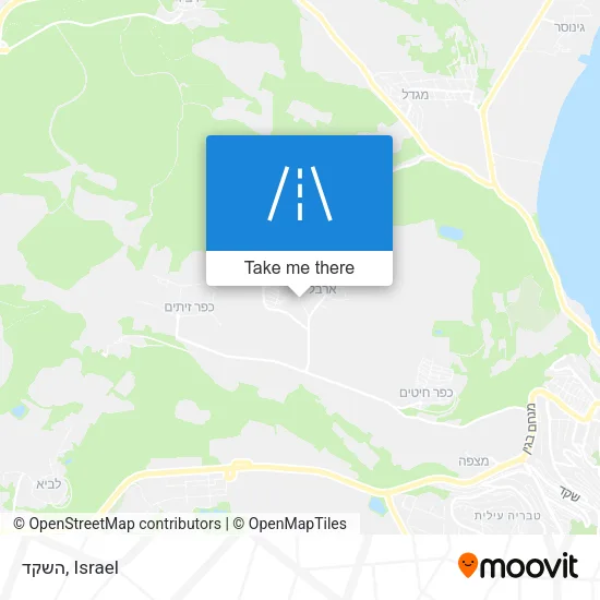 השקד map