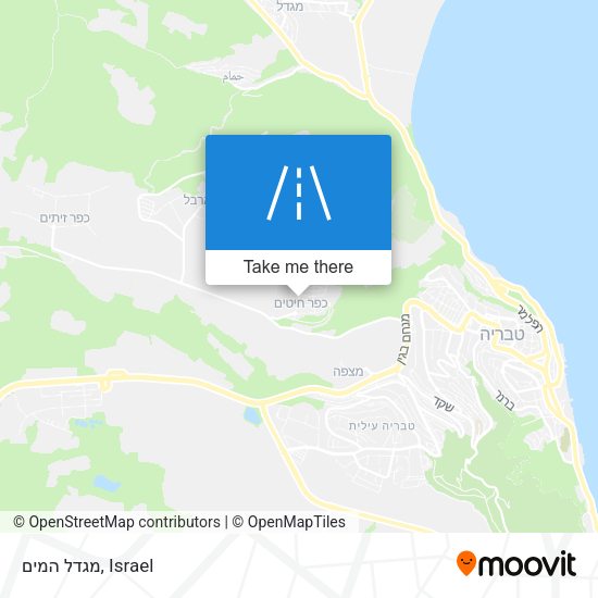 מגדל המים map