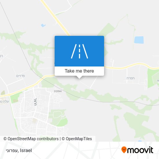 עפרוני map